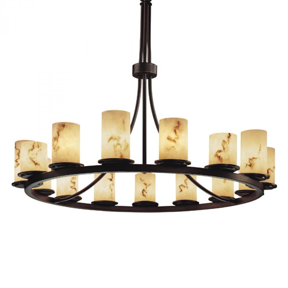 Dakota 15-Light 1-Tier Ring LED Chandelier