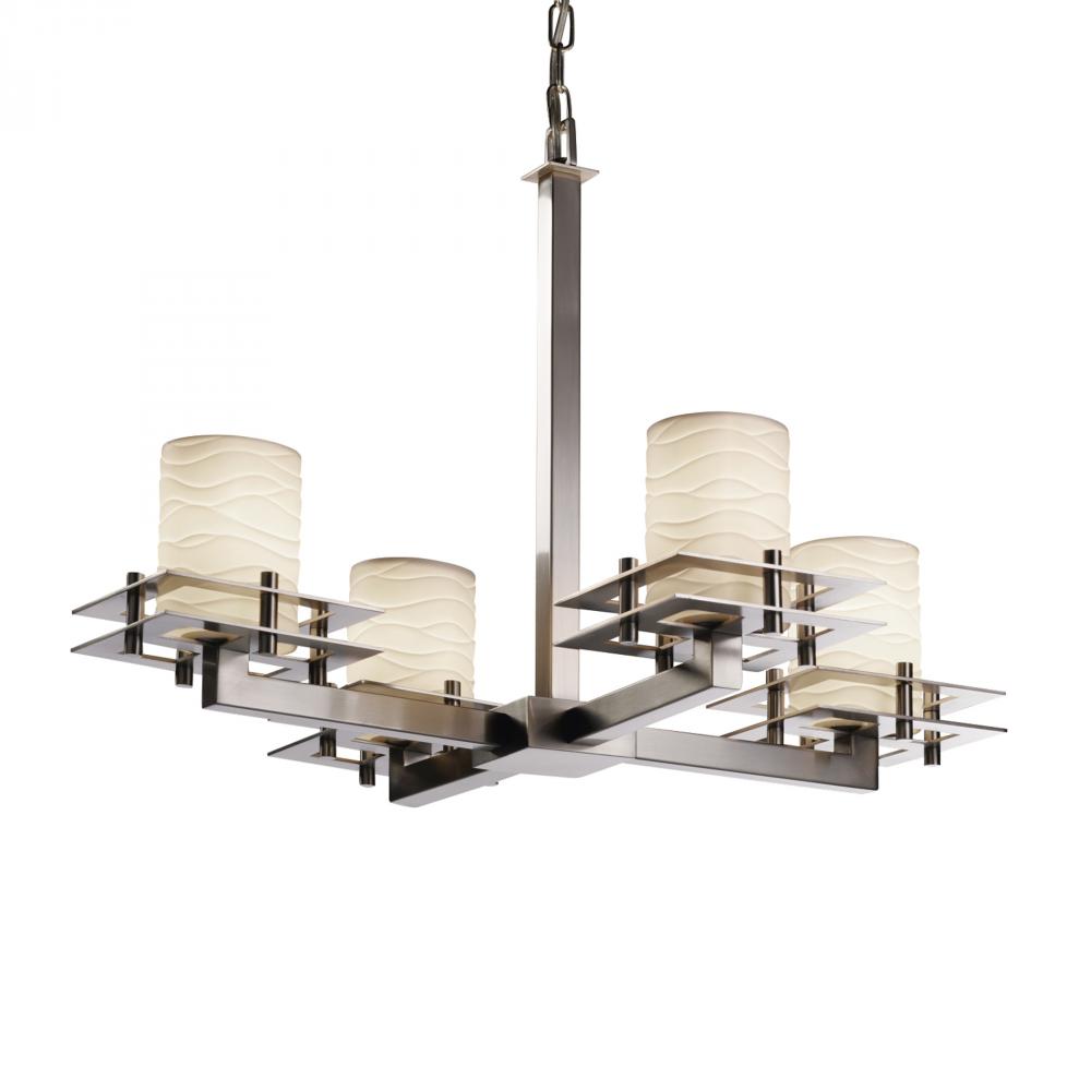 Metropolis 4-Light Chandelier