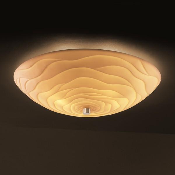 24" Semi-Flush Bowl w/ Fluorescent Lamping