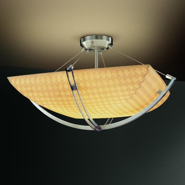 24" Semi-Flush Bowl w/ Crossbar