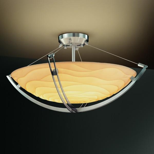 36" Semi-Flush Bowl w/ Crossbar