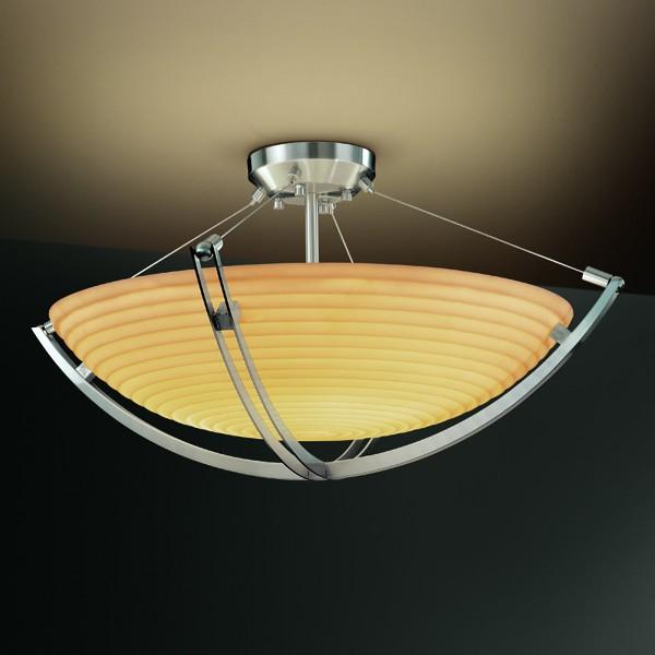 48" Semi-Flush Bowl w/ Crossbar