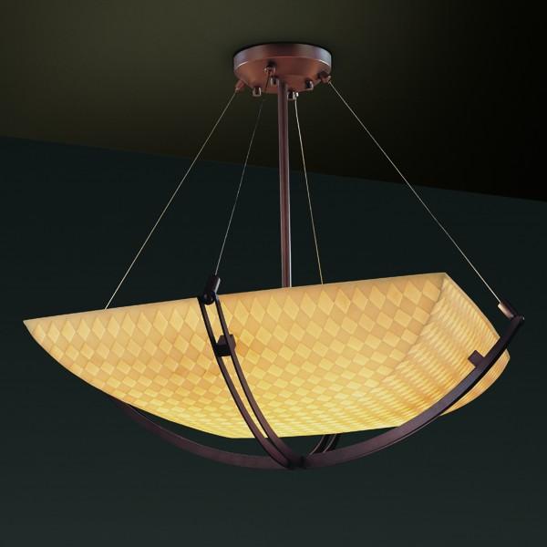 48" Pendant Bowl w/ Crossbar