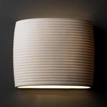 Justice Design Group POR-8855-SAWT-LED-2000 - ADA Wide Oval Wall Sconce