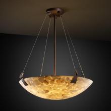 Justice Design Group ALR-9644-35-DBRZ-LED-6000 - 36" Pendant Bowl w/ Tapered Clips