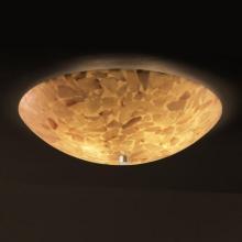 Justice Design Group ALR-9672-35-MBLK-LED-5000 - 24" Semi-Flush Bowl w/ Fluorescent Lamping