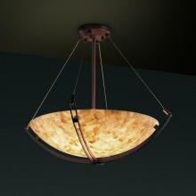 Justice Design Group ALR-9727-35-DBRZ-LED-6000 - 48" Pendant Bowl w/ Crossbar