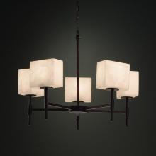 Justice Design Group CLD-8410-55-DBRZ - Union 5-Light Chandelier