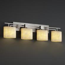 Justice Design Group CLD-8704-20-MBLK - Aero 4-Light Bath Bar