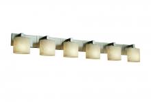 Justice Design Group CLD-8926-20-MBLK - Modular 6-Light Bath Bar