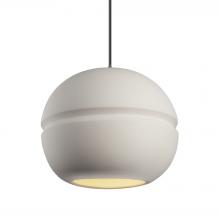 Justice Design Group CER-6415-BIS-NCKL-BKCD - Large Sphere 1-Light Pendant