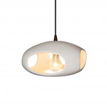 Justice Design Group CER-6440-BIS-DBRZ-BKCD - Punch 1-Light Pendant