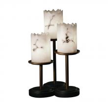 Justice Design Group FAL-8797-12-MBLK - Dakota 3-Light Table Lamp