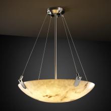 Justice Design Group FAL-9624-35-MBLK-LED-6000 - 36" Pendant Bowl w/ U-Clips