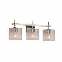 Justice Design Group FSN-8413-30-SEED-NCKL - Union 3-Light Bath Bar