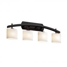 Justice Design Group FSN-8594-30-WEVE-NCKL - Archway 4-Light Bath Bar