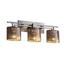 Justice Design Group FSN-8703-15-WEVE-NCKL - Aero 3-Light Bath Bar