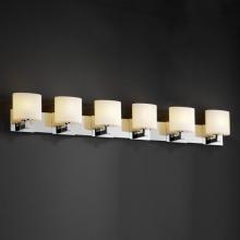 Justice Design Group FSN-8926-40-OPAL-NCKL - Modular 6-Light Bath Bar