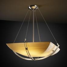 Justice Design Group PNA-9722-35-SAWT-NCKL-LED-5000 - 24" Pendant Bowl w/ Crossbar