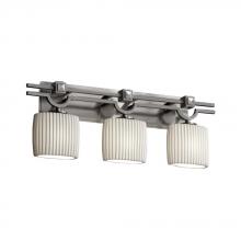 Justice Design Group POR-8503-10-PLET-CROM - Argyle 3-Light Bath Bar