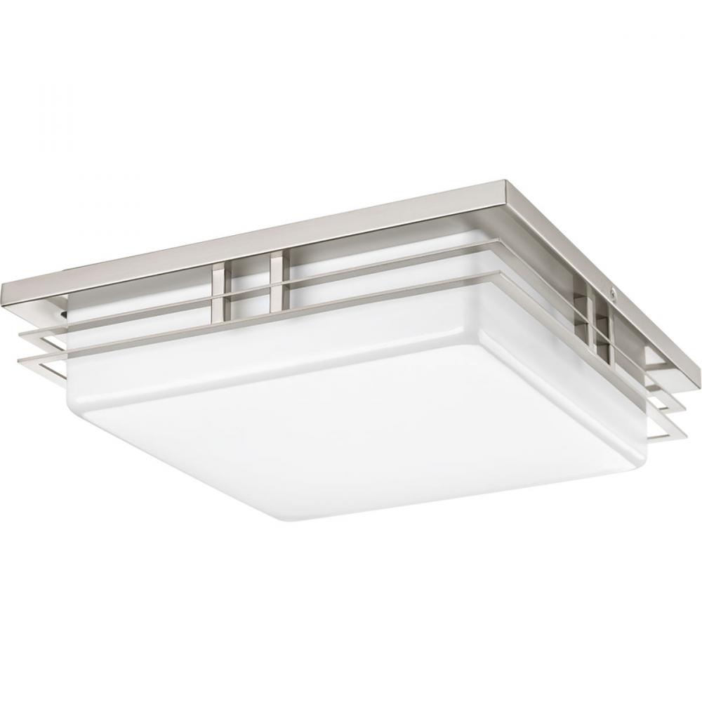 Helm Collection Two-Light 14" LED Flush Mount