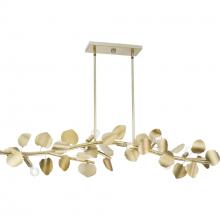 Progress P400361-176 - Laurel Collection 7-Light Gilded Silver Transitional Linear Light