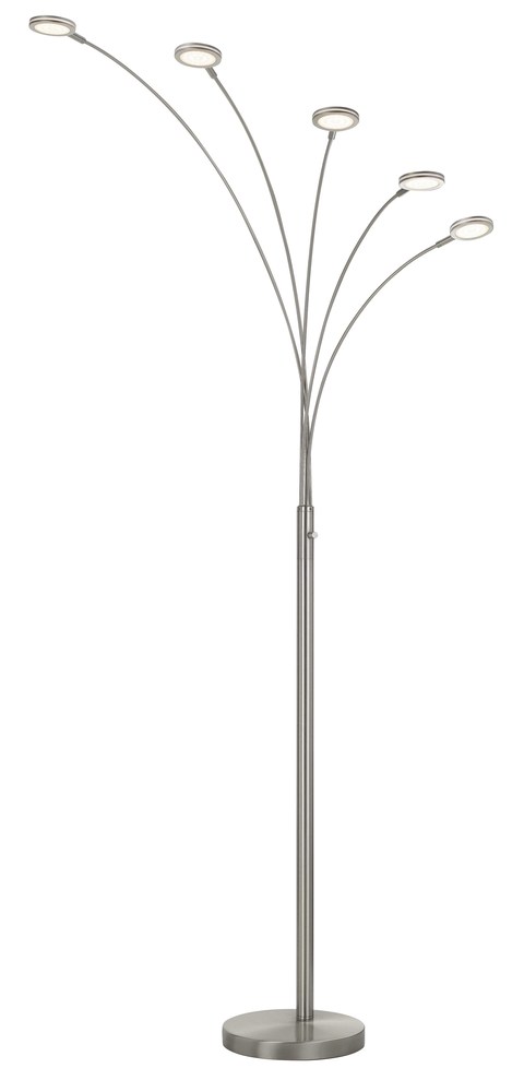 Cremona integrated LED Metal Arc Floor Lamp