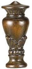 CAL Lighting FA-5001A - 2.2" Height Resin Finial in Light Wood