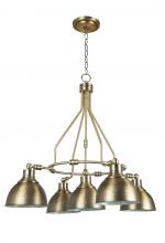 Craftmade 35925-LB - Timarron 5 Light Down Chandelier in Legacy Brass