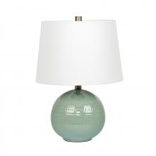 Craftmade 86219 - BL21LTX, Aqua Base withWhite Linen Hardback Shade