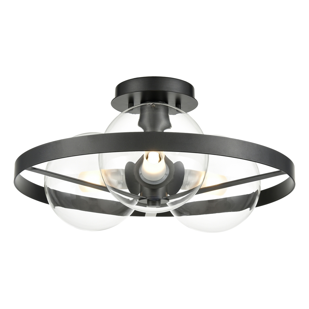 Courcelette 3 Light Semi-Flush Mount