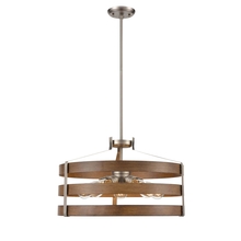 DVI DVP41808BN+BAW - Fort Garry 5 Light Pendant