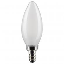 Satco Products Inc. S21272 - 4 Watt B11 LED; Frost; Candelabra base; 90 CRI; 5000K; 120 Volt