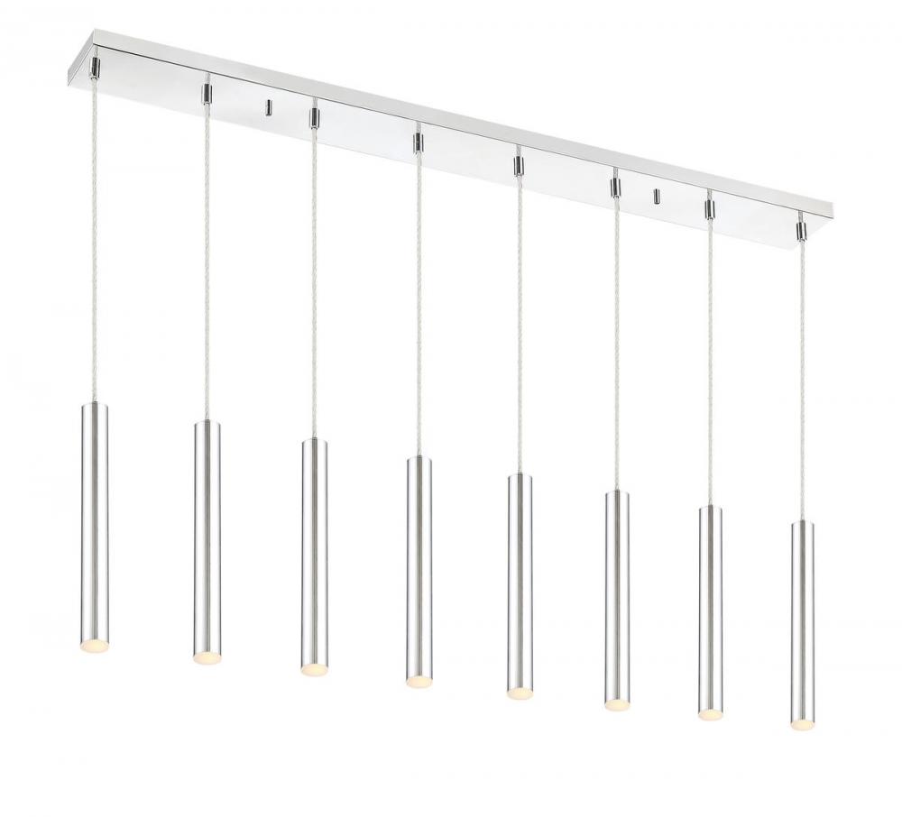 8 Light Linear Chandelier