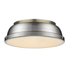 Golden 3602-14 AB-PW - Duncan 14" Flush Mount