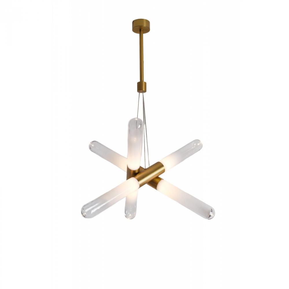 Tribeca Aged Brass Pendant