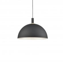 Kuzco Lighting Inc 492324-BK/GD - Archibald 24-in Black With Gold Detail 1 Light Pendant