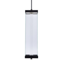 ZEEV Lighting EP11108-LED-35S-MBK - Claro 35" Square Glass Pendant