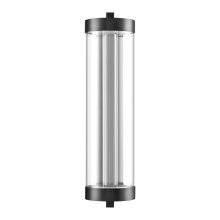 ZEEV Lighting EW11115-LED-35R-MBK - Claro 35" Round Glass Wall Sconce