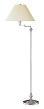 CAL Lighting BO-314-BS - 59" Height Metal Floor Lamp in Brushed Steel Finish