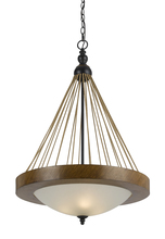 CAL Lighting FX-3563/1P - 3 Light Monticello Pendant Fixture