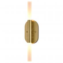 Vaxcel International W0488 - Fulton 2 Light LED Wall Light Satin Brass