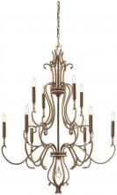 Minka Metropolitan N6558-690 - Magnolia Manor - 10 Light Chandelier