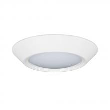 Jesco RE-GEO-FM-99204-3080-WH - JESCO 1-light 4" LED disk Light - Mutli-Groove Design 3000K