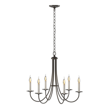 Hubbardton Forge 101160-SKT-14 - Simple Sweep 6 Arm Chandelier