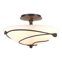 Hubbardton Forge 126712-SKT-05-GG0048 - Forged Leaves Semi-Flush