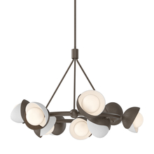 Hubbardton Forge 131068-SKT-MULT-05-02-GG0711 - Brooklyn 9-Light Double Shade Ring Pendant