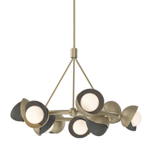 Hubbardton Forge 131068-SKT-MULT-84-20-GG0711 - Brooklyn 9-Light Double Shade Ring Pendant