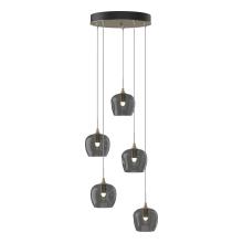 Hubbardton Forge 131123-SKT-STND-84-YL0709 - Ume 5-Light Pendant