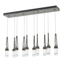 Hubbardton Forge 131207-SKT-STND-07-ZM0434 - Link 10-Light Clear Glass Pendant